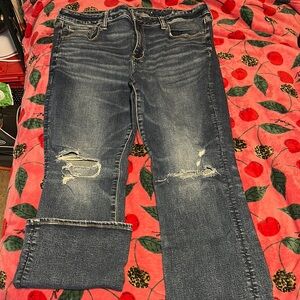 skinny kick american eagle jeans-16 short